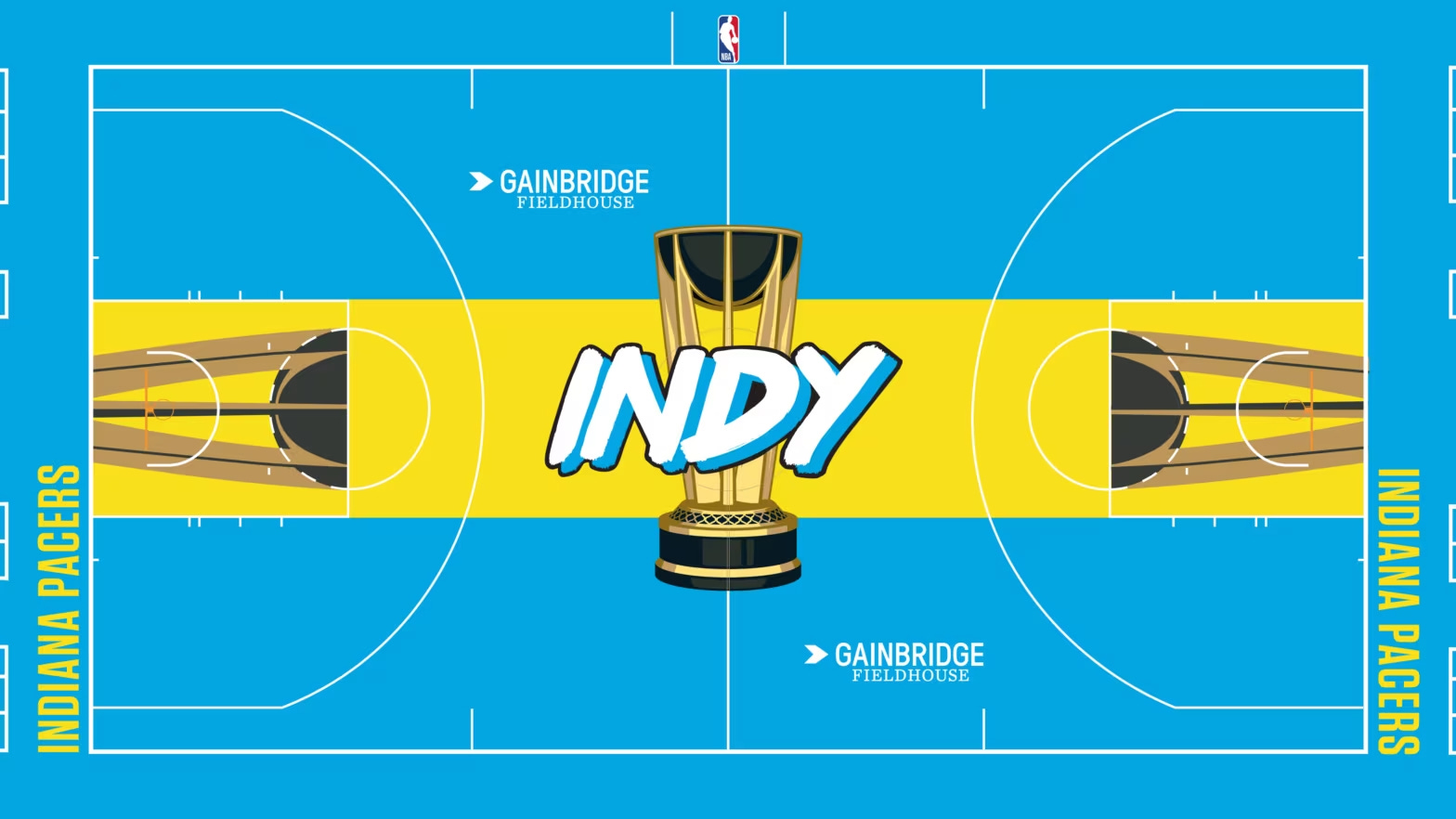 Pacers — and the rest of the NBA — unveil new home court for inseason