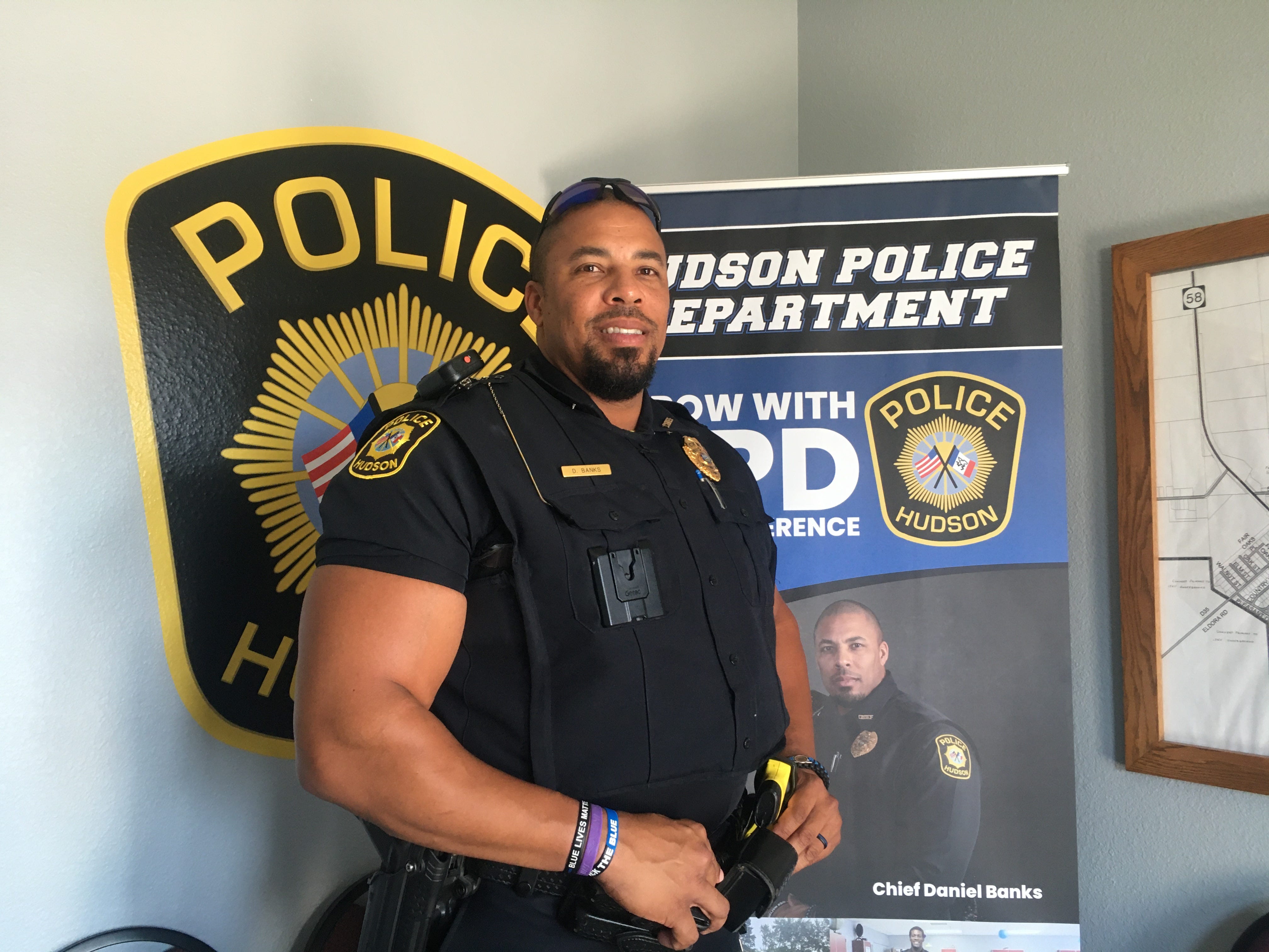 Hudson police chief loves his job by Pat Kinney