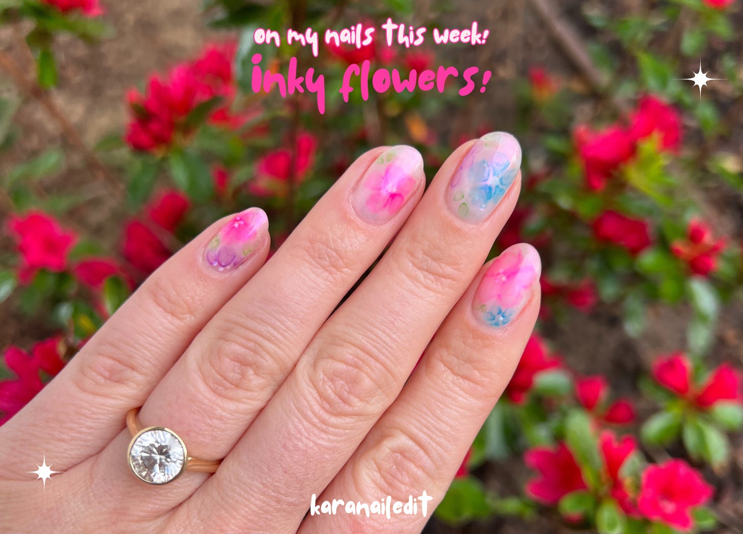 Bleeding Ink Flowers! – karanailedit