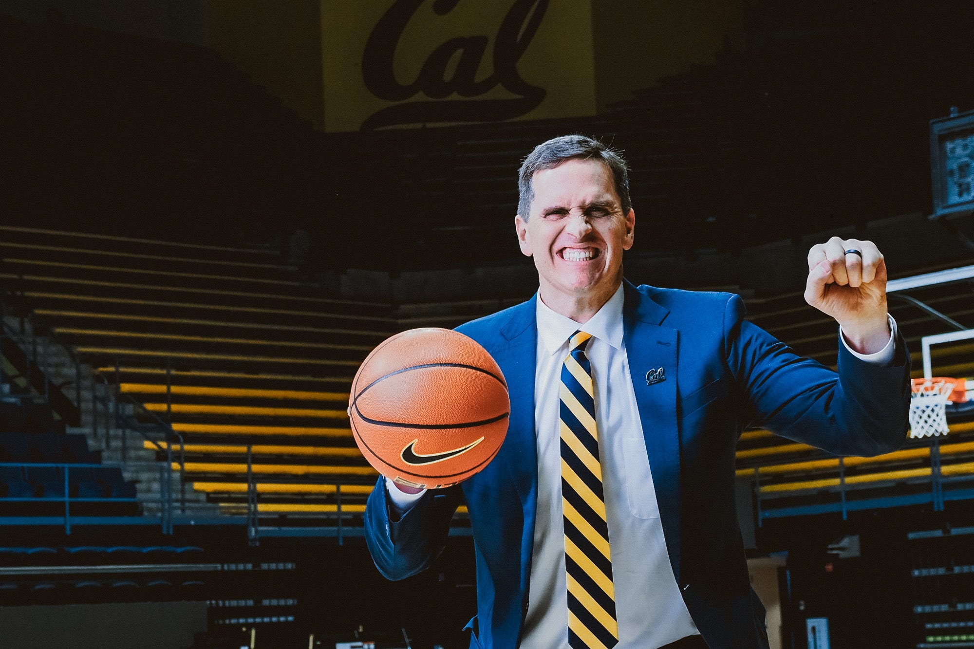 Mark Madsen gives his opening remarks and vision as the new Cal men's