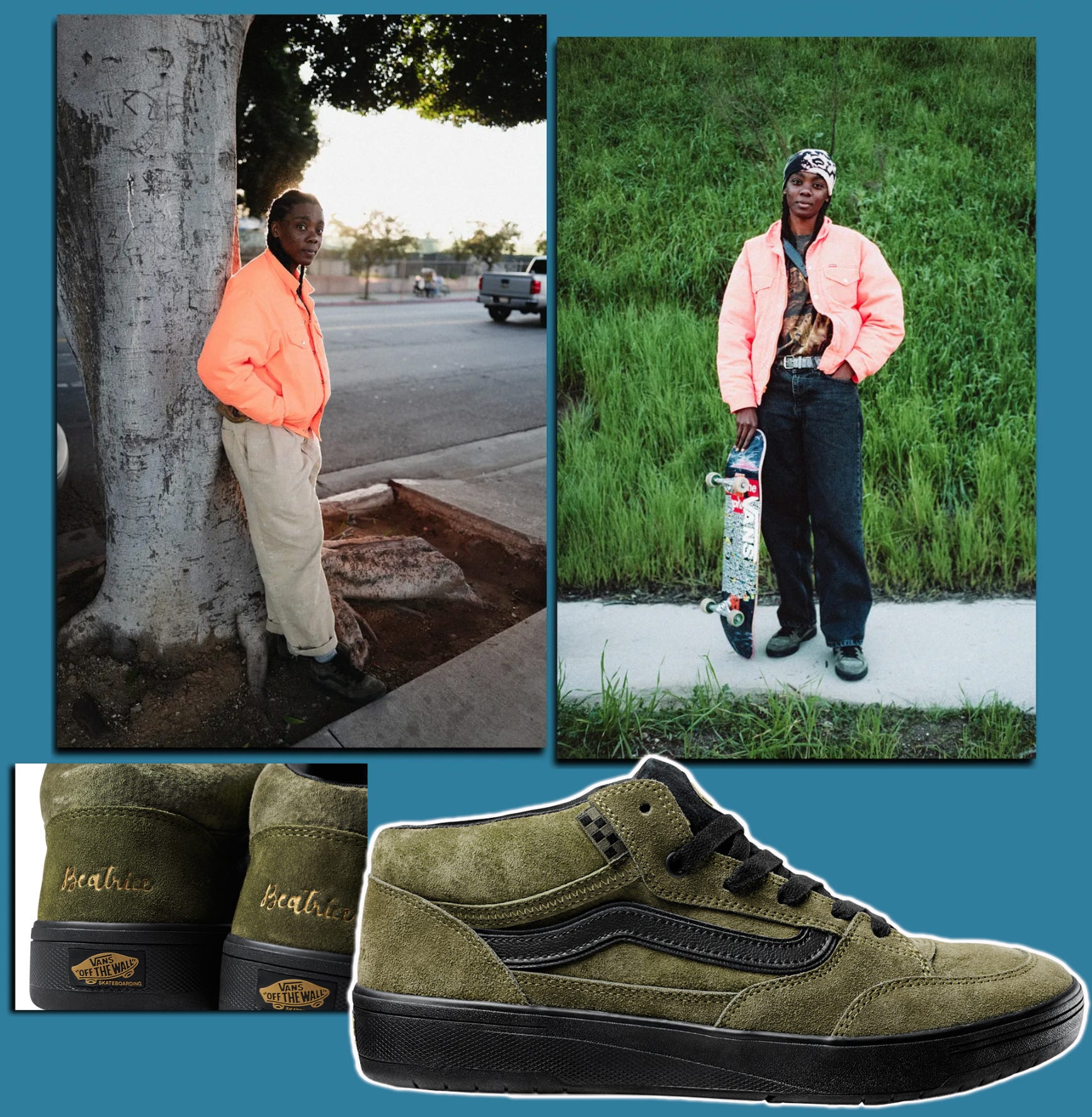 Sneakers on Gaia Beatrice Domond Vans interview more