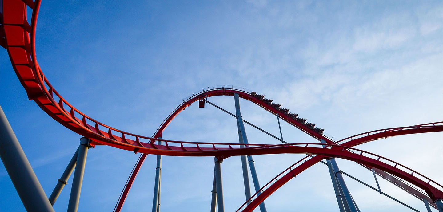 A striking thunderous coaster by Arthur Levine