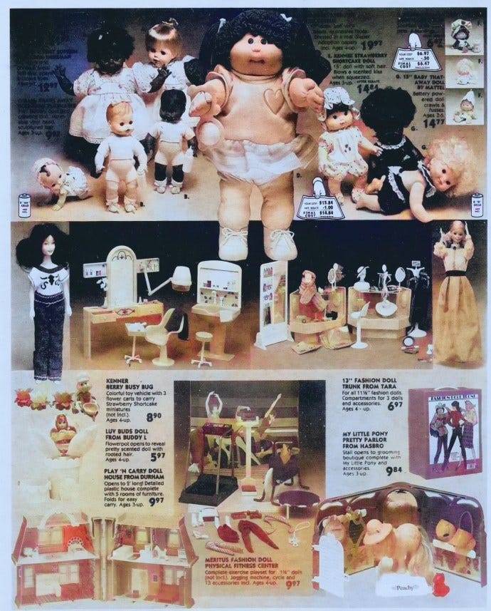Popular toys in 1983 top