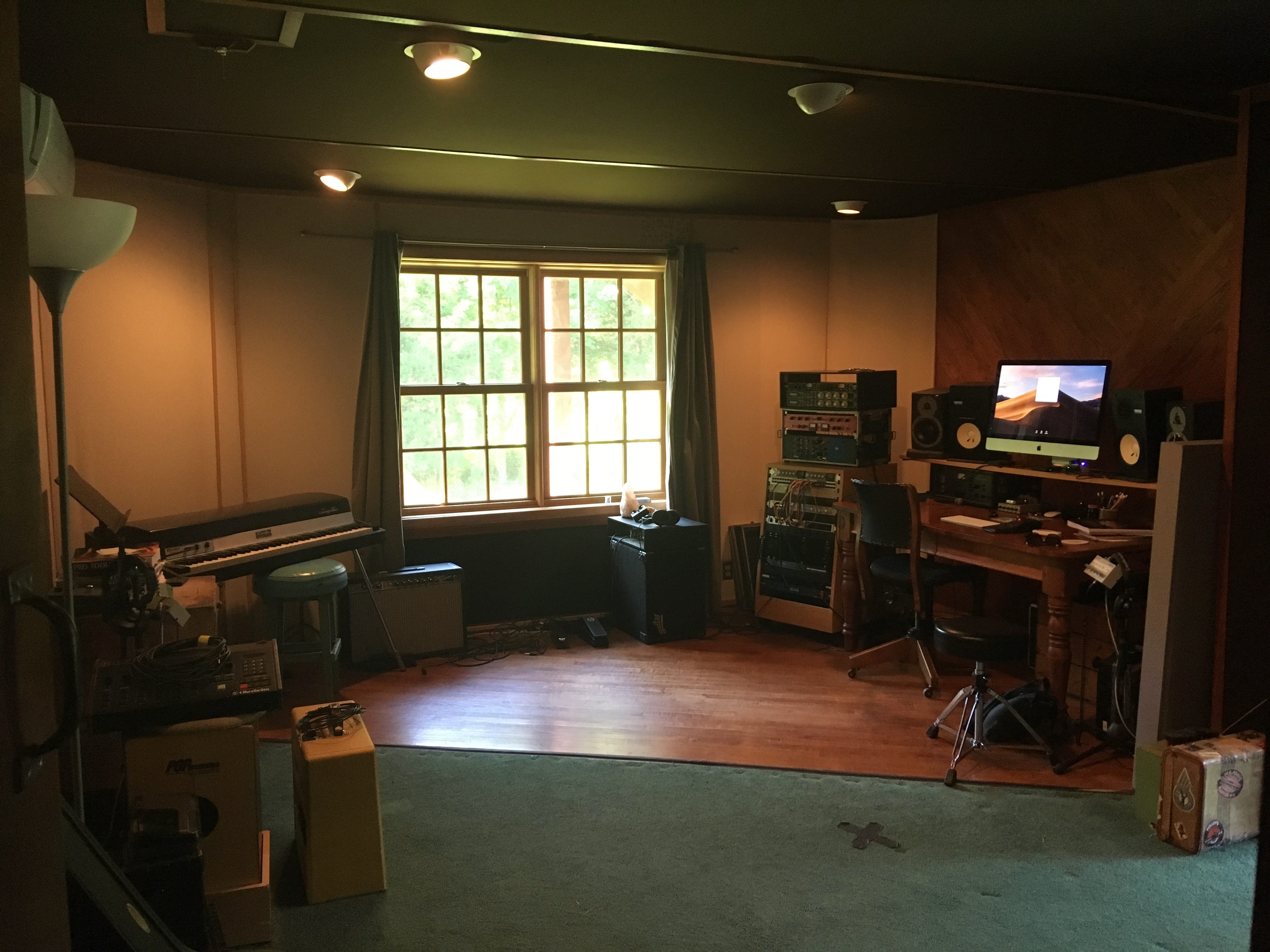 Home recording studio lighting on sale