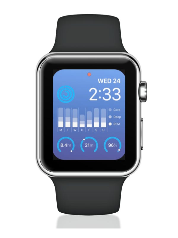 Best apple watch sales face for sleeping