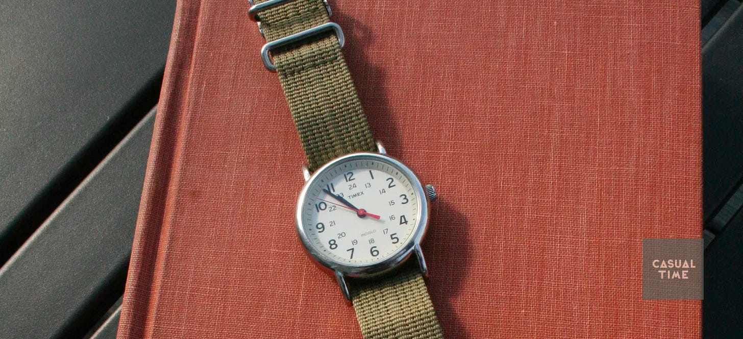 Timex clearance weekender t2n647