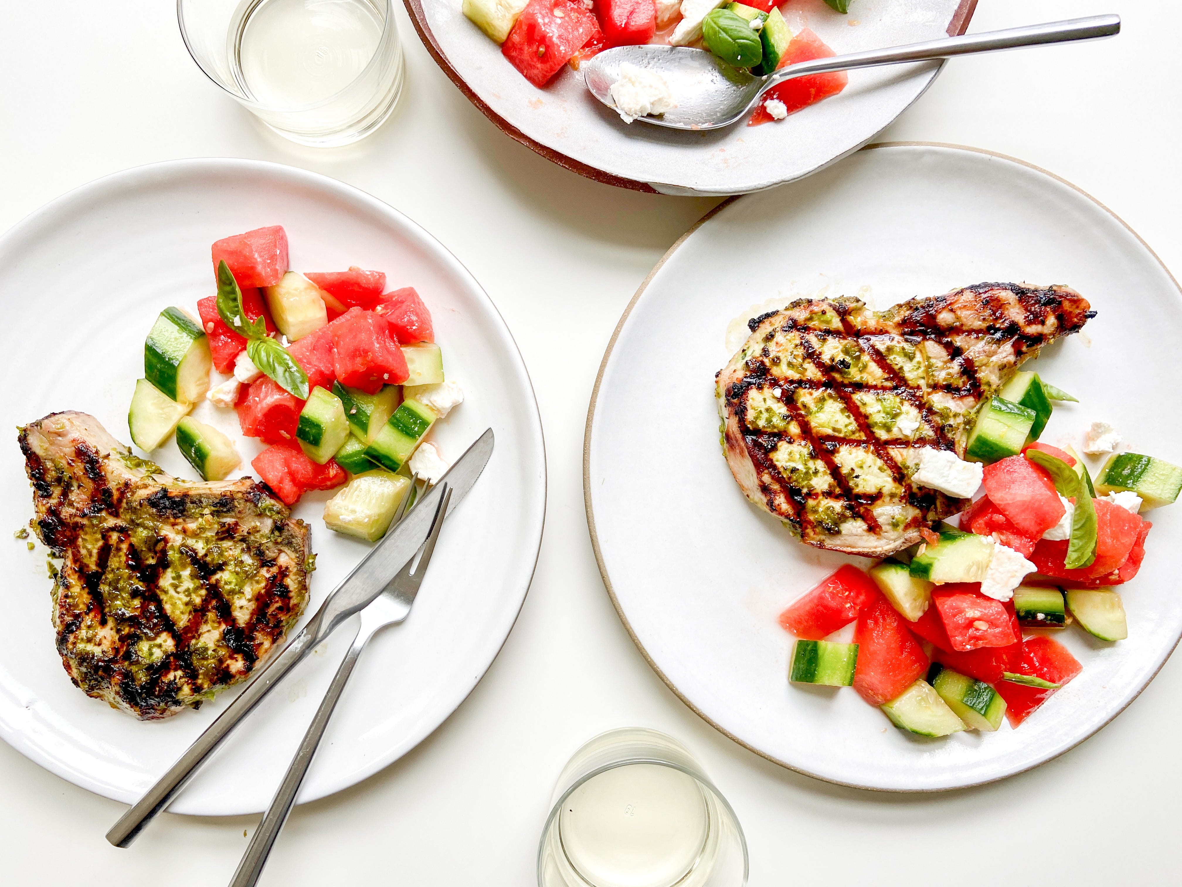 jalapeño pork chops by Caroline Chambers