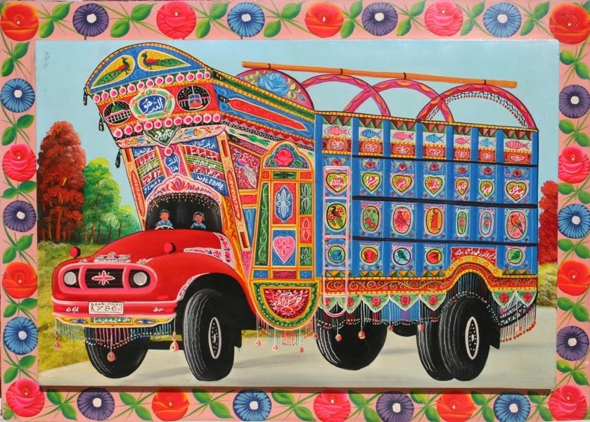 Truck art deals