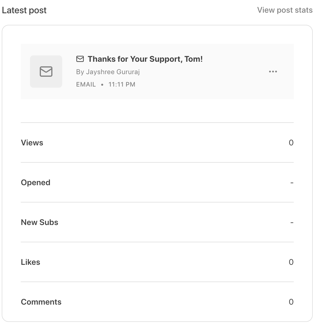 How to Send Email to Subscribers from within Substack