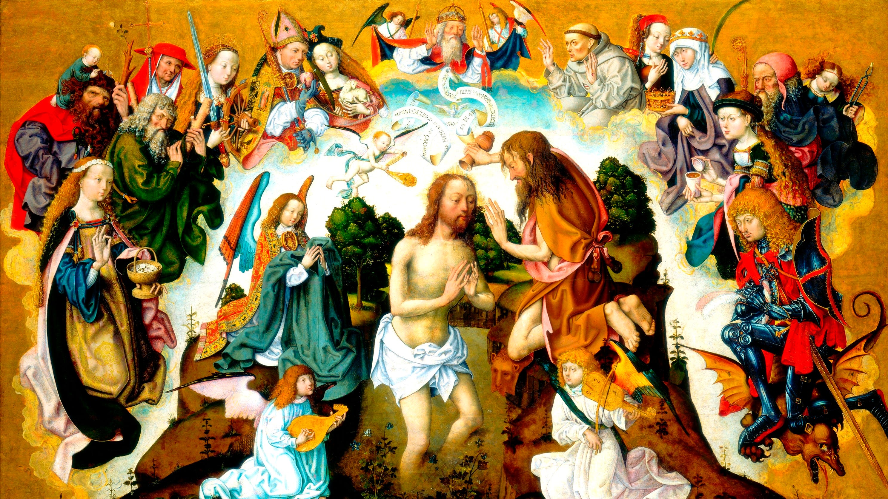 Why was Christ baptised by St John the Baptist?