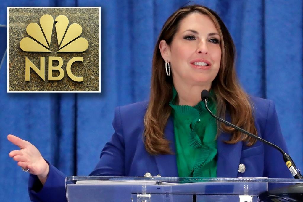 SURPRISE SURPRISE…The Ronna Runs Straight To NBC News After Losing Her Job As RNC Chair! – Brian Cates