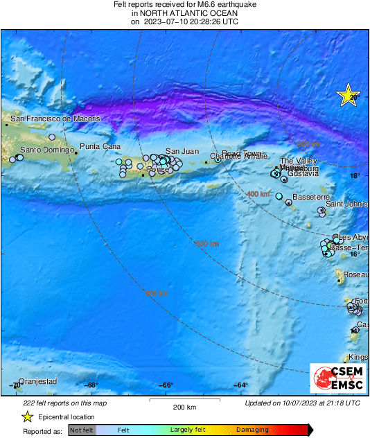 Unusual M6.6 earthquake shakes much of the Caribbean
