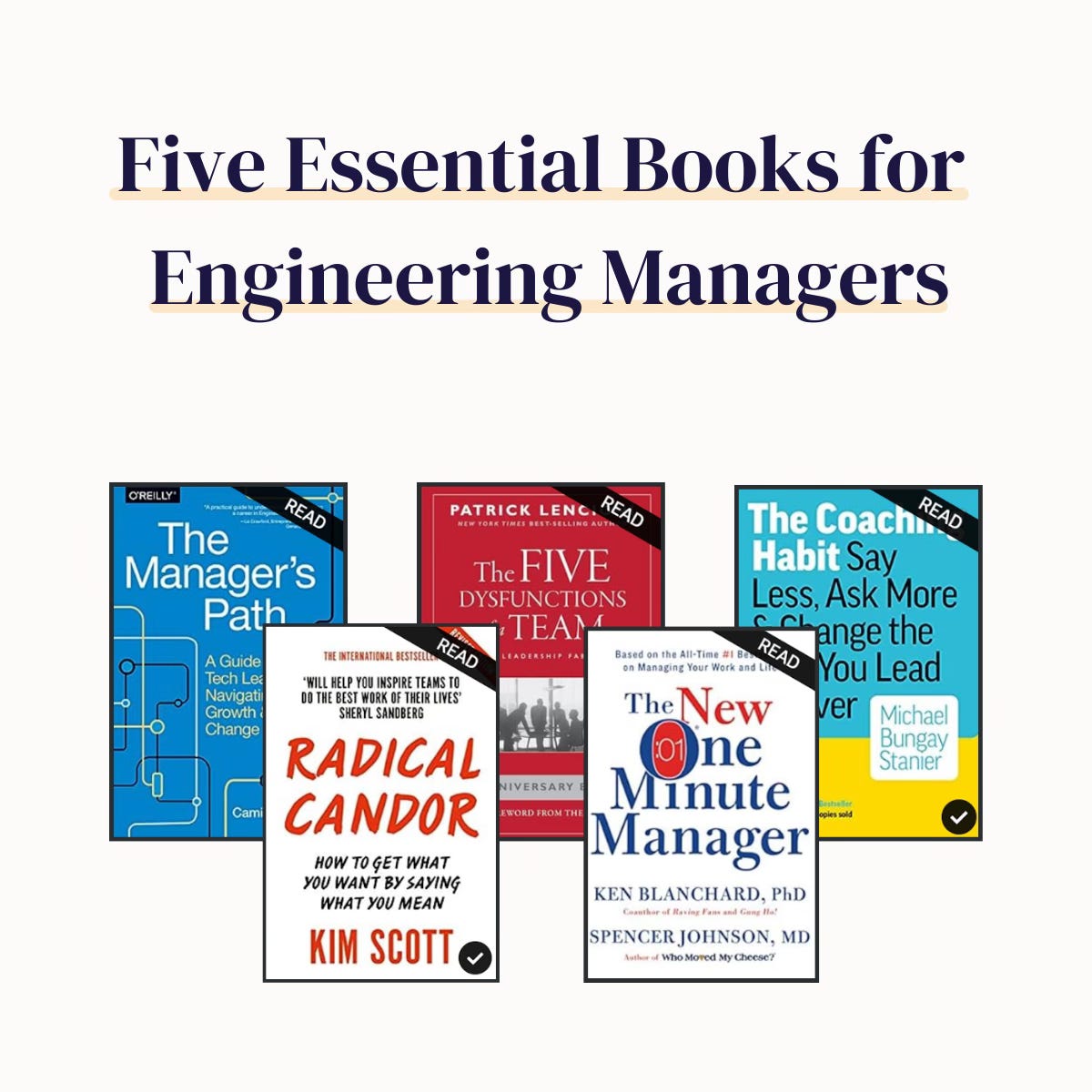 Five essentials books for engineering managers