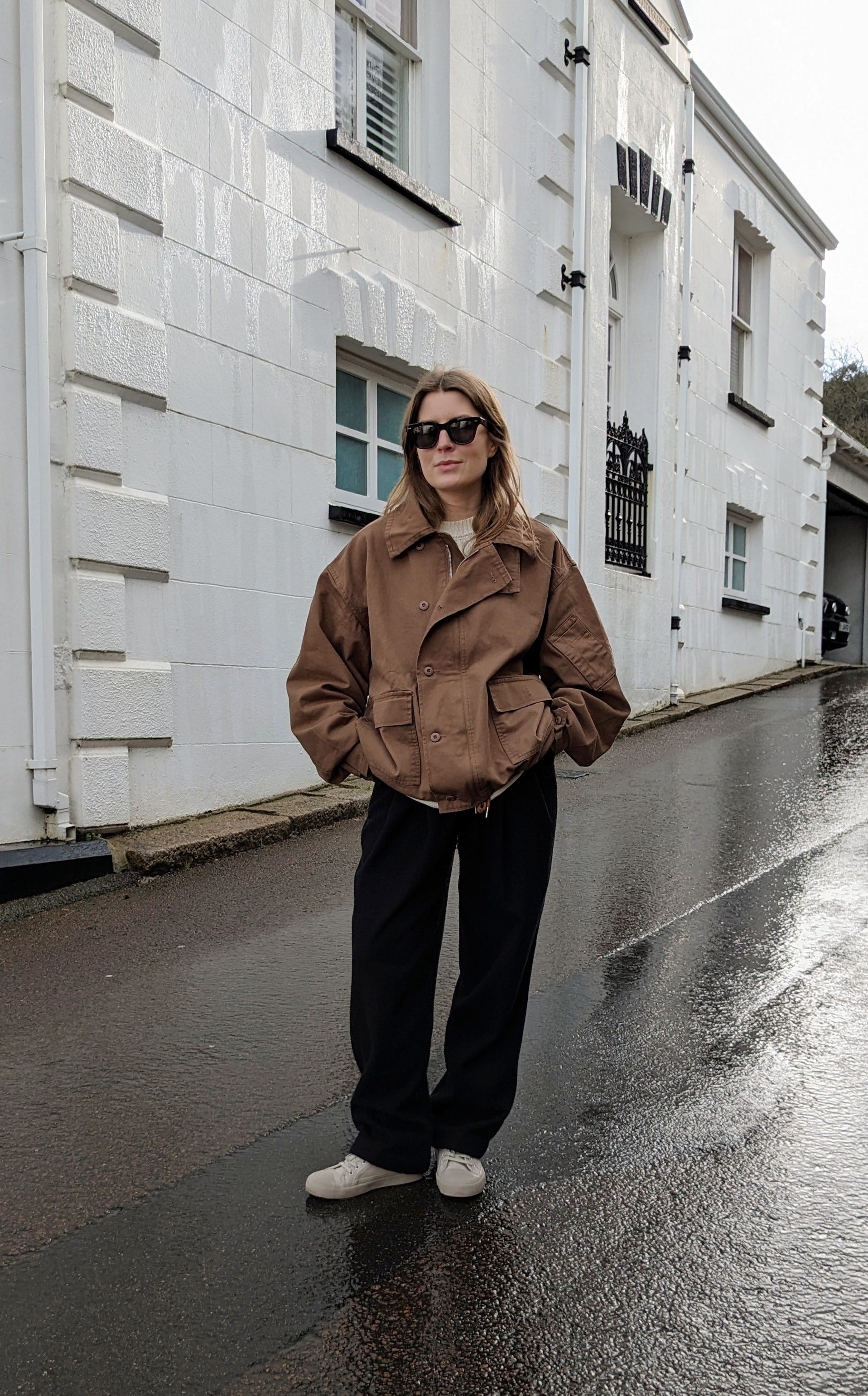 Ellis peak quilted short trench hotsell