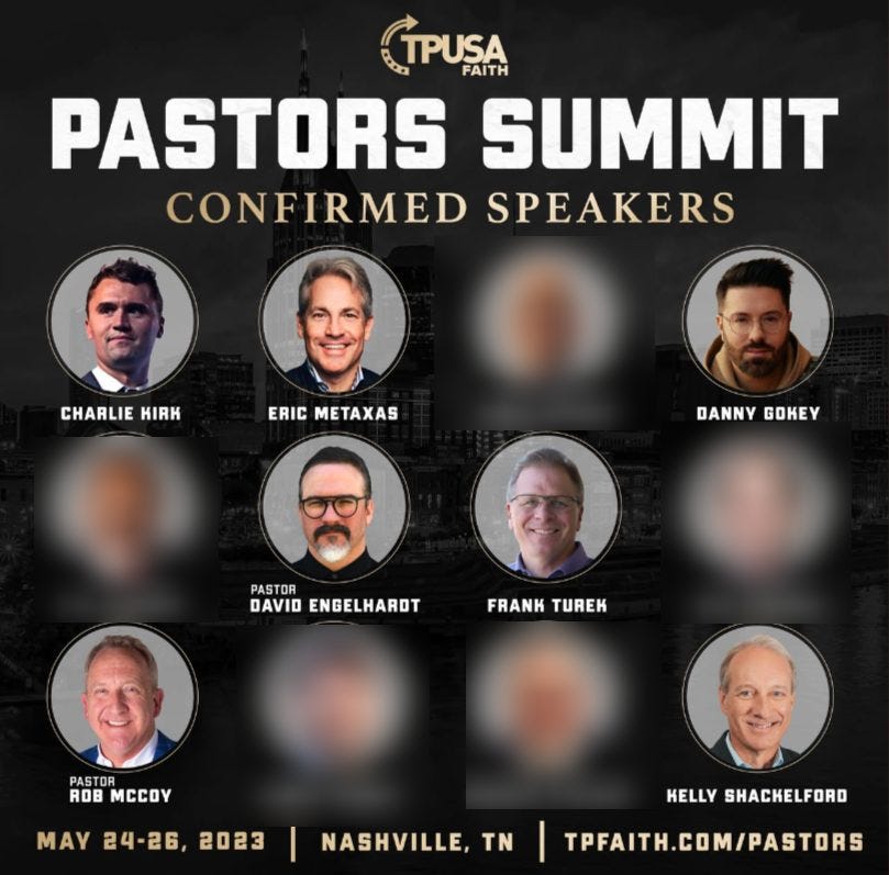 TPUSA Pastors Summit Features 4 Pastors and (Checks Notes) 1 Avowed Atheist