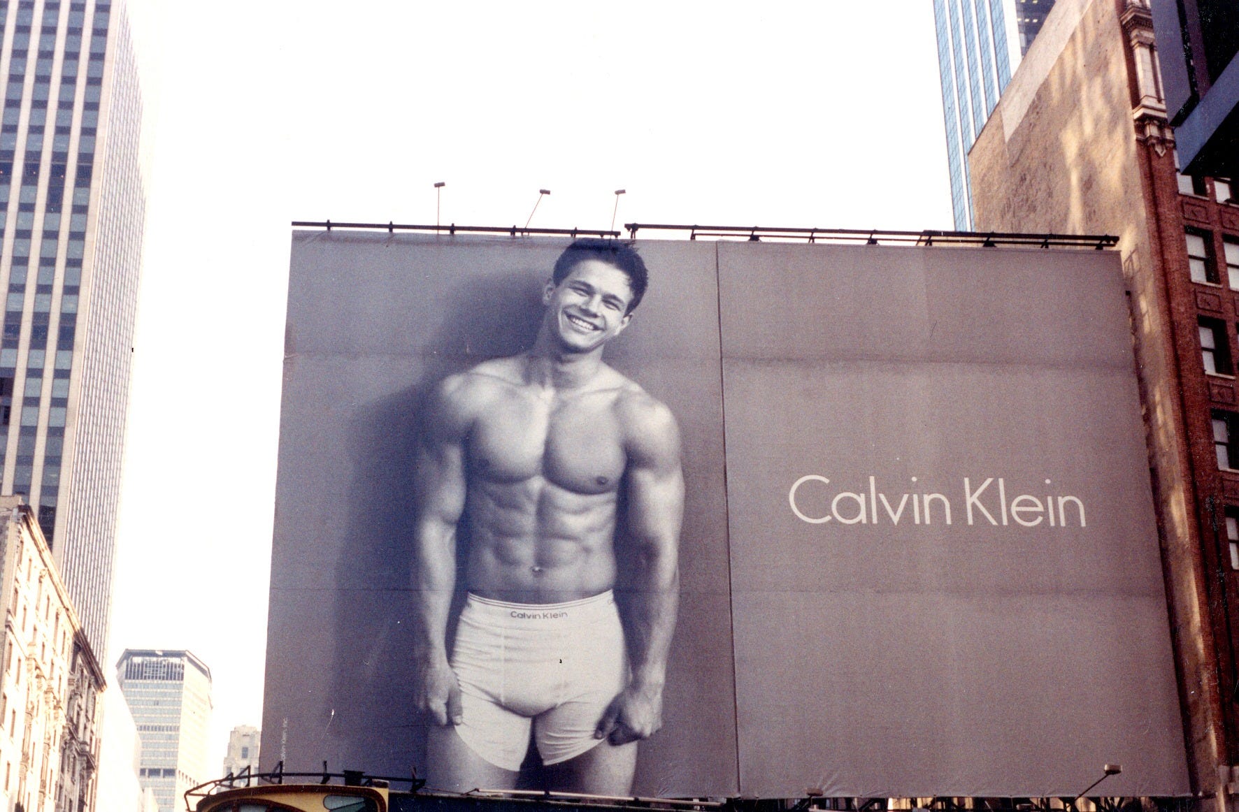 Marky mark calvin shop klein times square