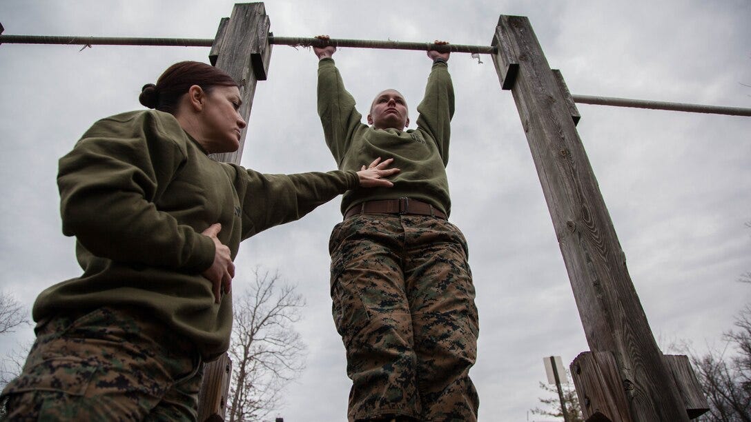Getting in shape for the army online