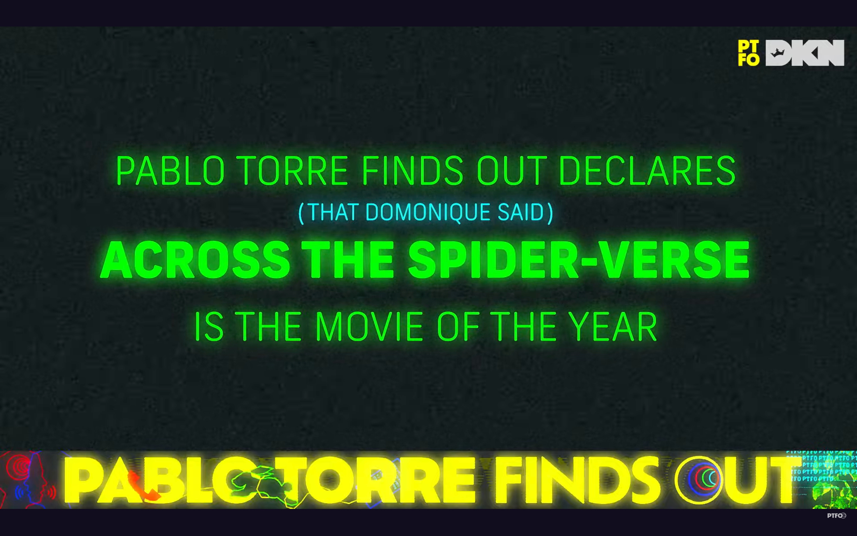 Milling About the Spider Verse PABLO TORRE FINDS OUT Milling About the Spider Verse PABLO TORRE FINDS OUT