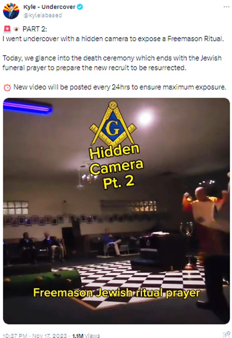 Freemasonry’s secret rituals exposed in viral video published by ...