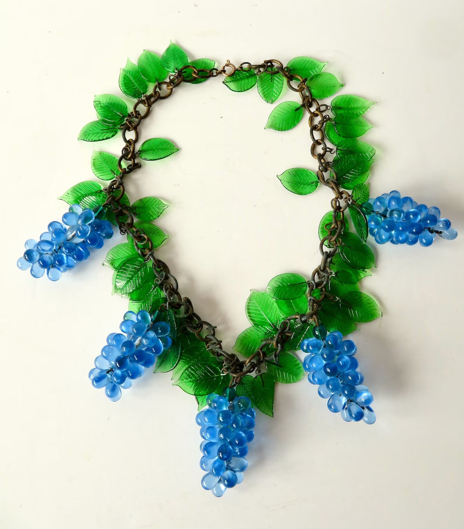 Vintage fruit necklace outlet