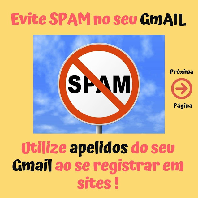 Utilize apelidos do seu Gmail e evite SPAM