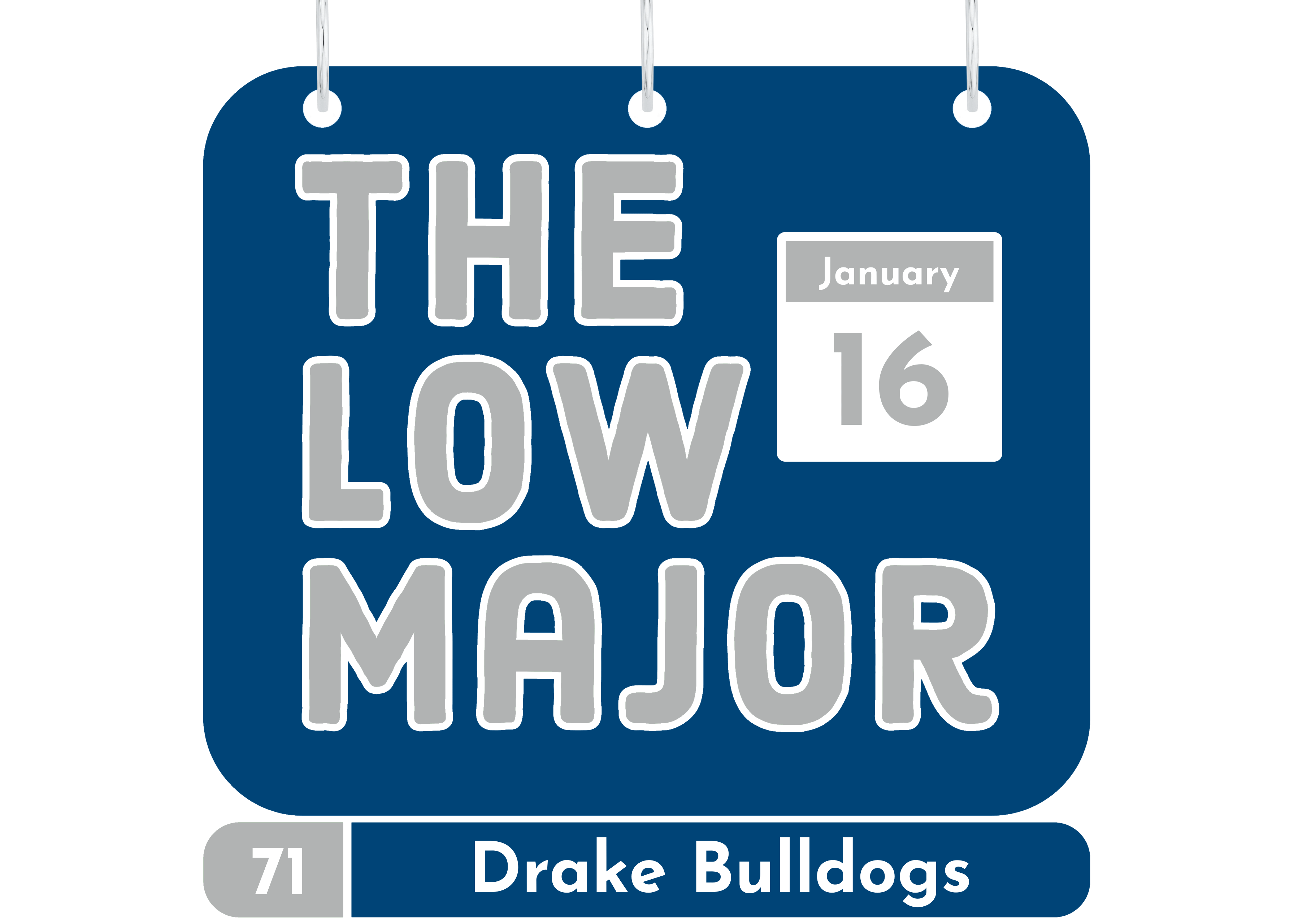 Name a day calendar january 16 drake bulldogs