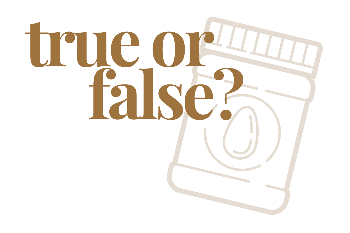 True or false Is almond butter better for you?