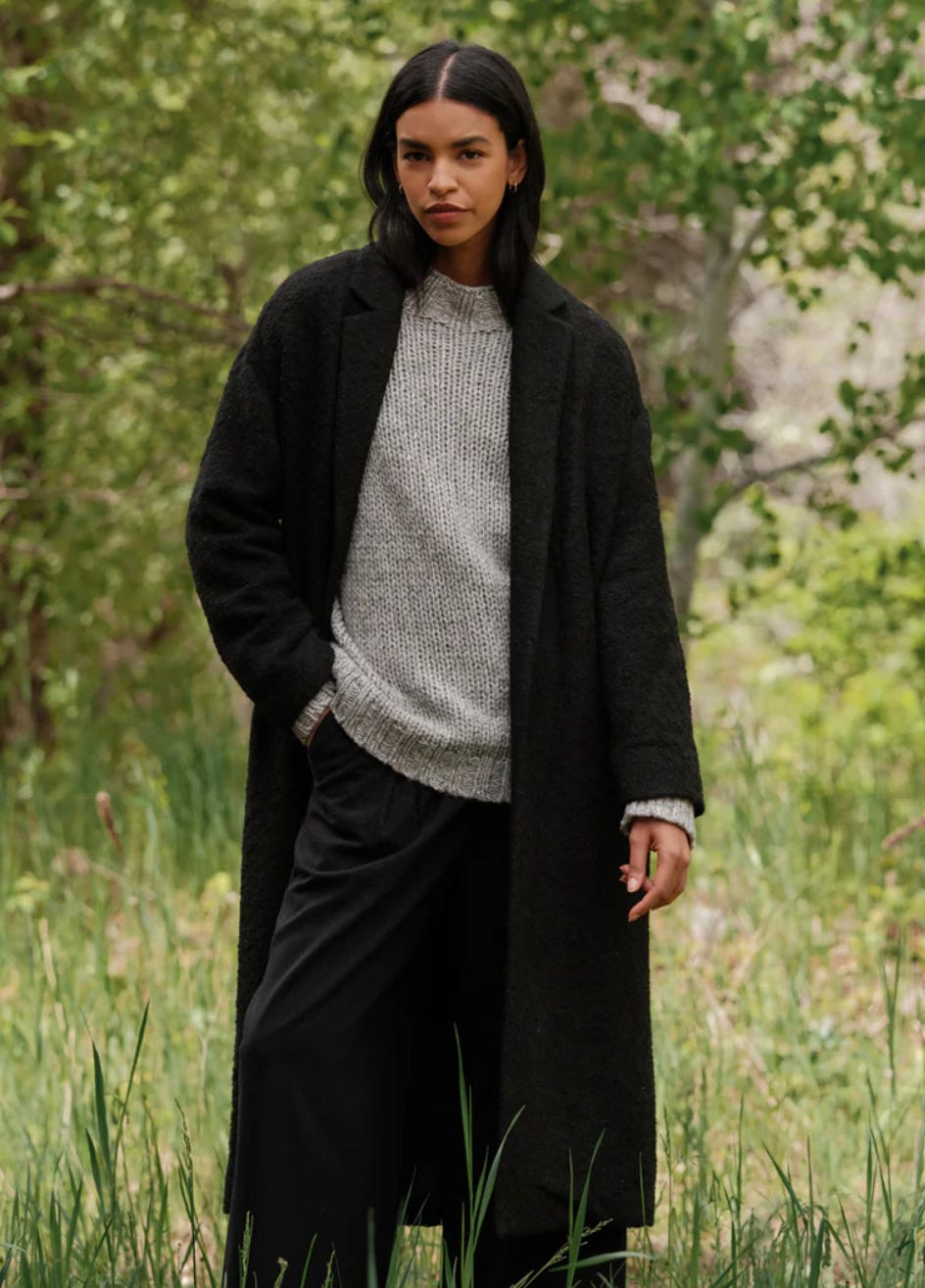 My Favorite Thing About Long Wool Coats by Olivia Wright