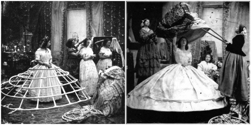 Hoop skirt outlet