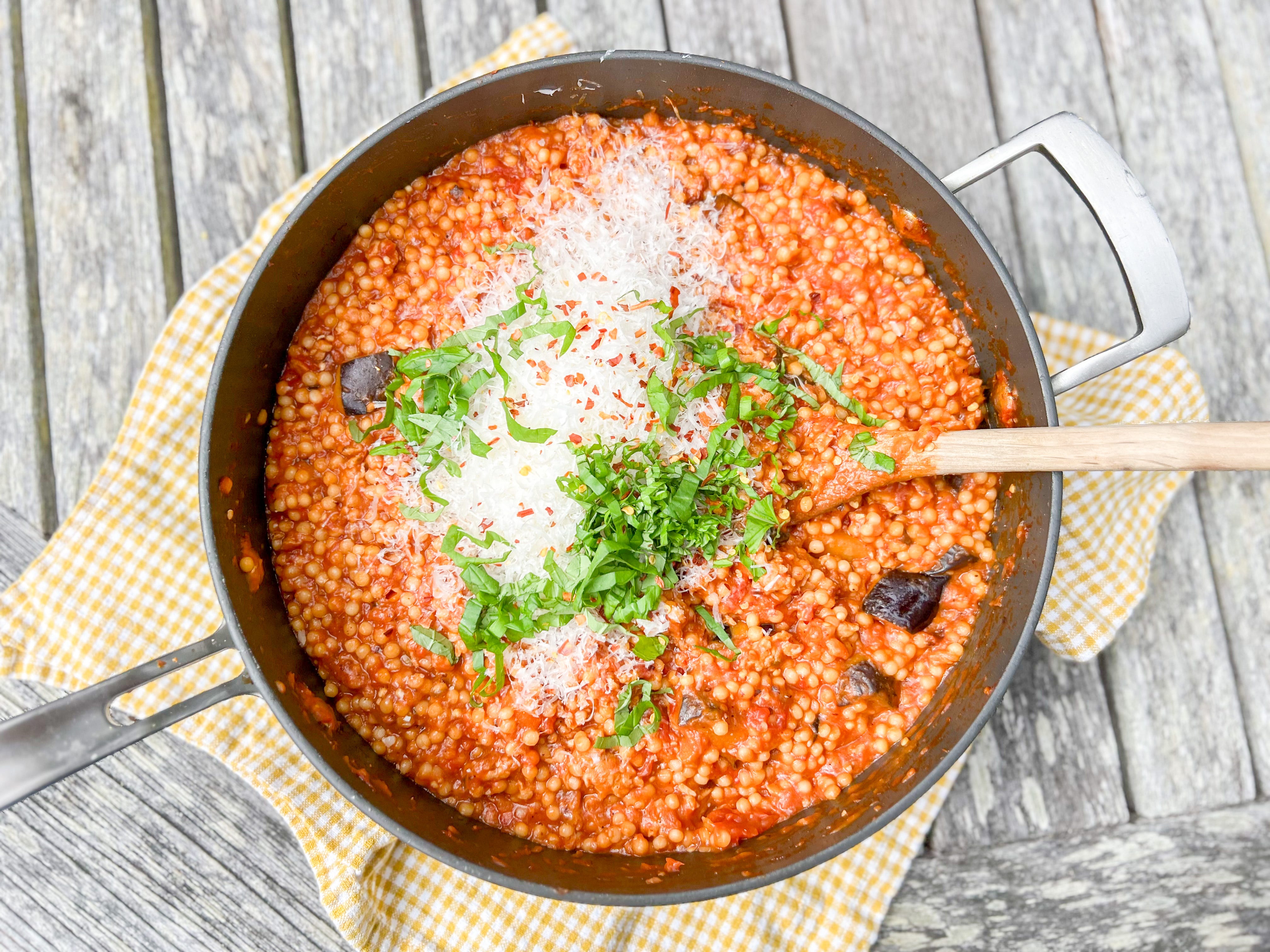 sorta pasta alla norma by Caroline Chambers