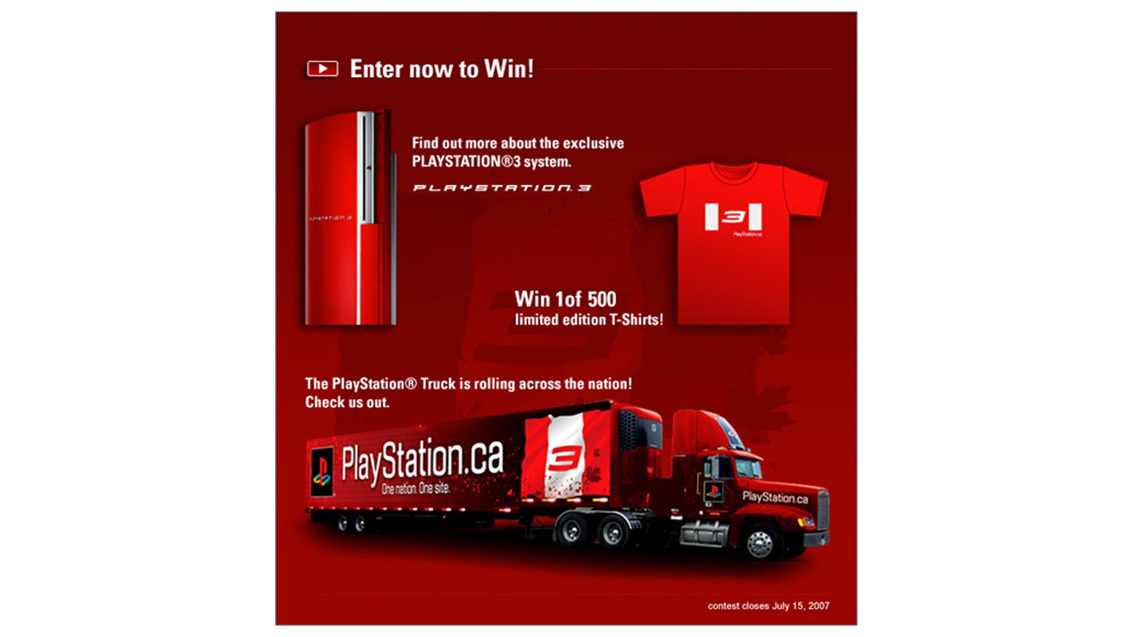 The Ultra-Rare Canada Day Red PlayStation 3 The Ultra-Rare Canada Day Red PlayStation 3