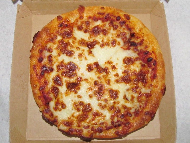 Pizza hut shop personal pan pizza