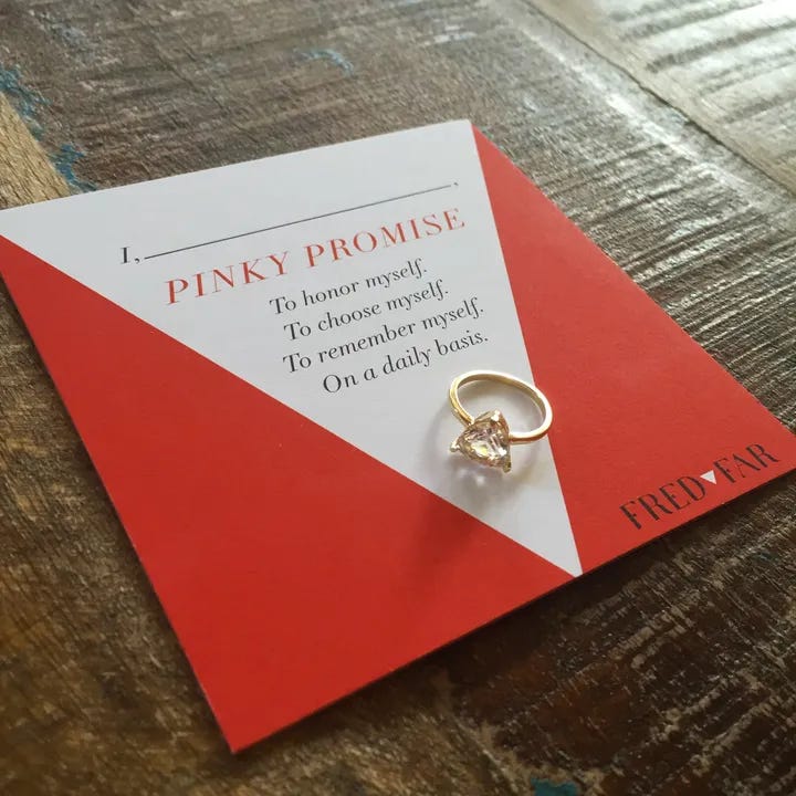 Self love pinky ring 2025