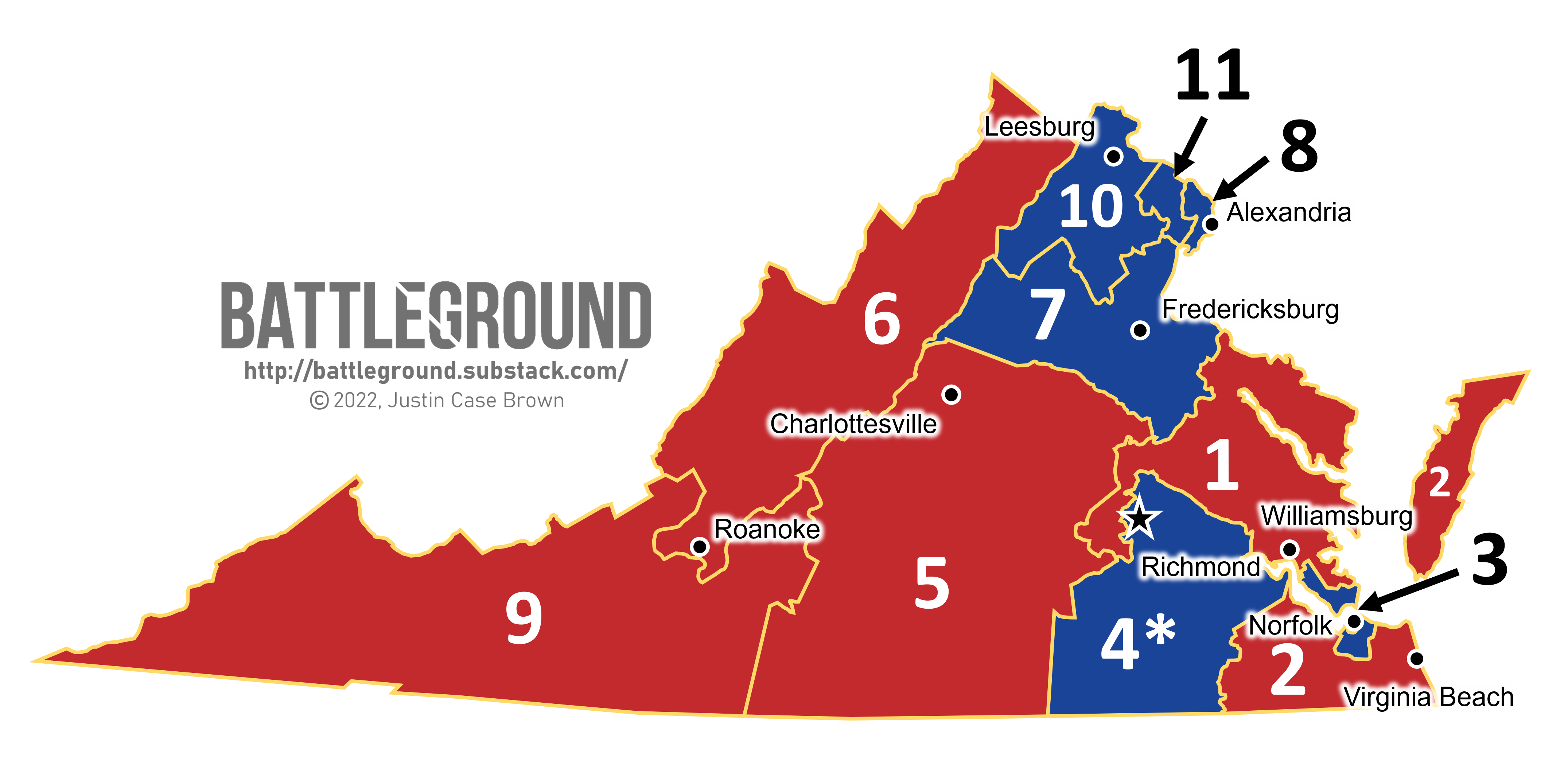 Is Virginia a blue state? Not quite yet...