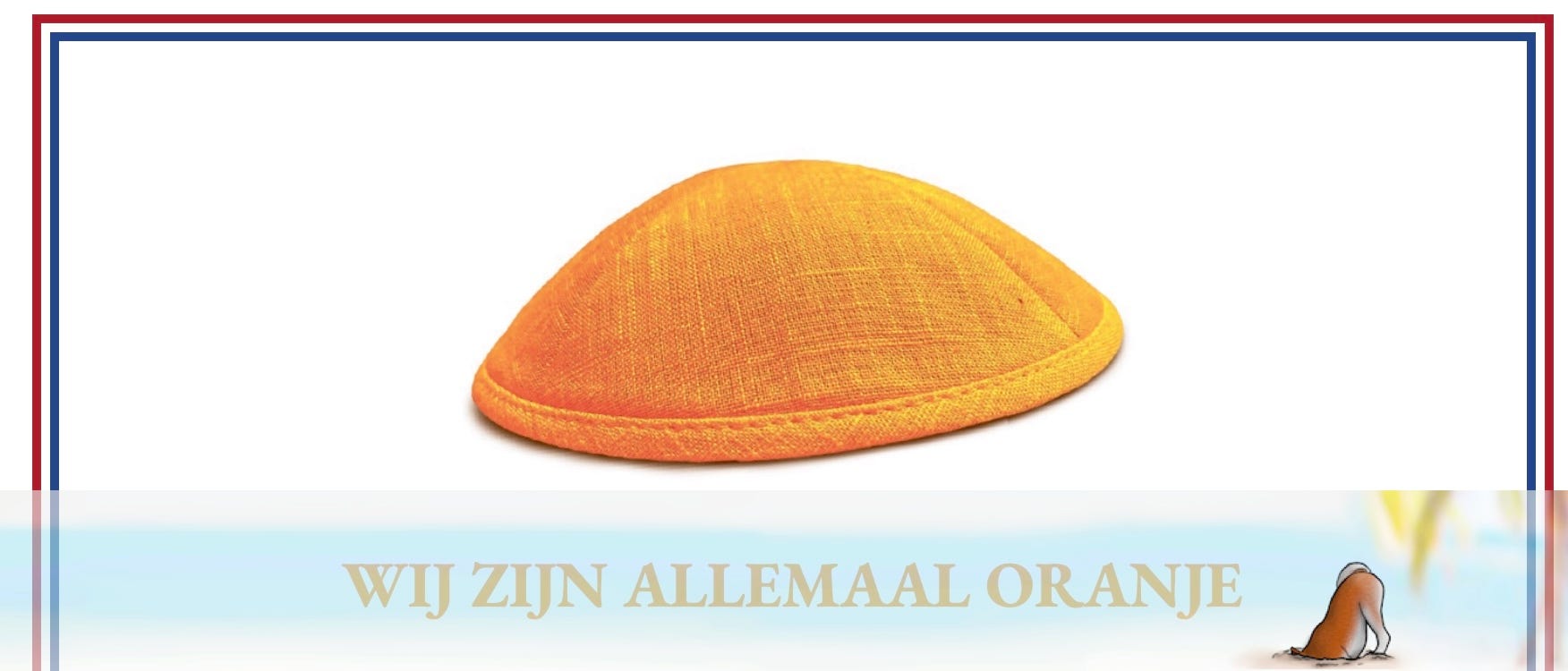 Een oranje keppeltje voor Koningsdag - by Bart Nijman