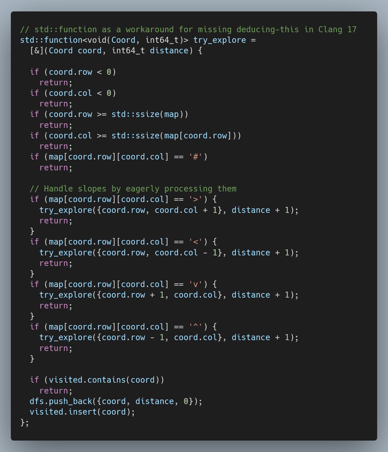 Daily bit(e) of C++ | Advent of Code: Day 23