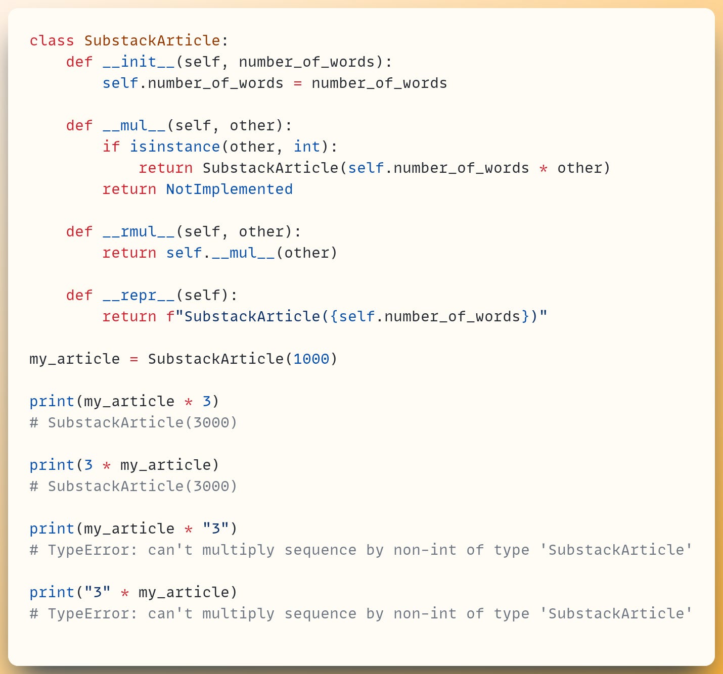 Arithmetic Operators With Different Data Types