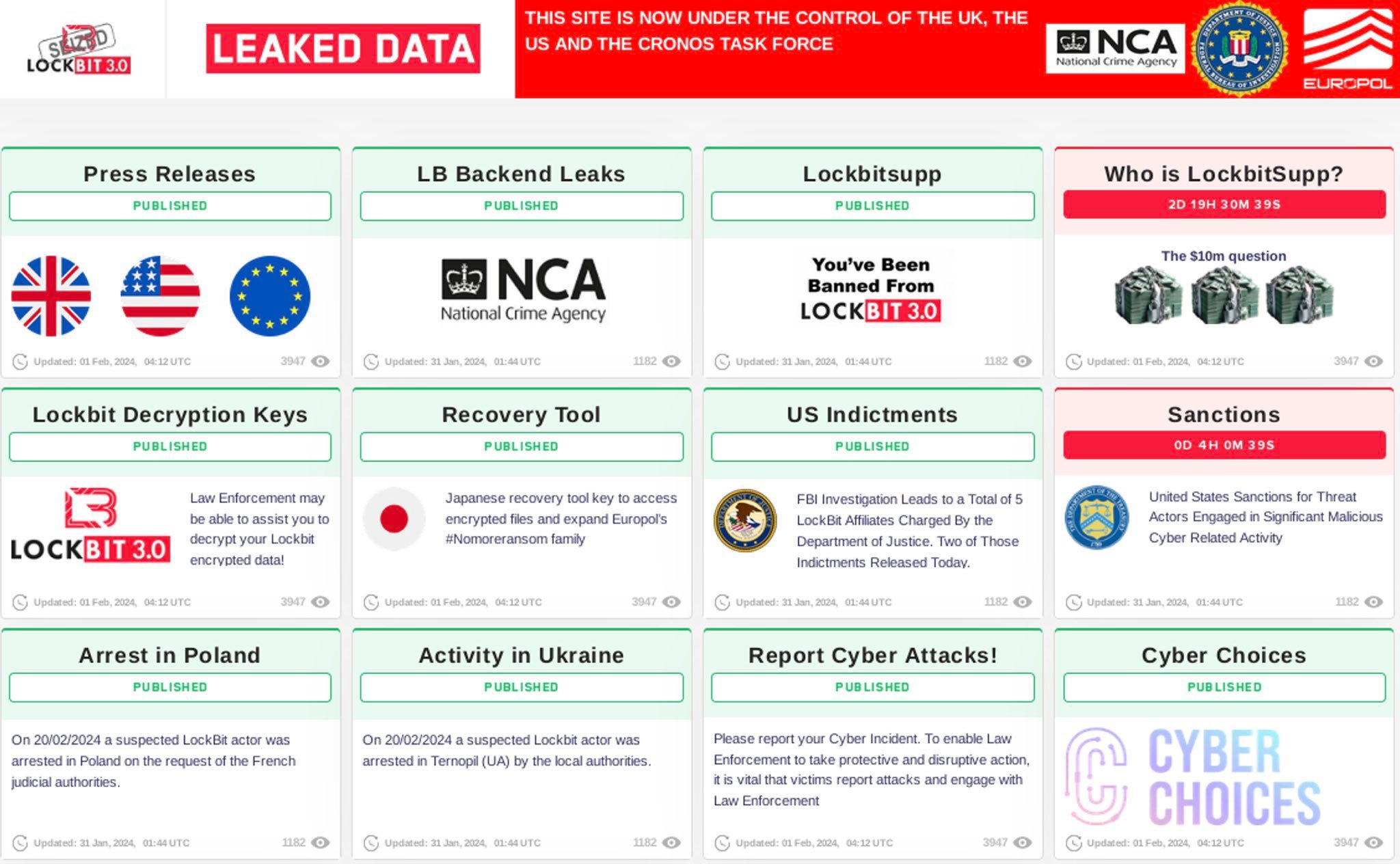 Operación Cronos: la trama detrás del golpe al ransomware LockBit