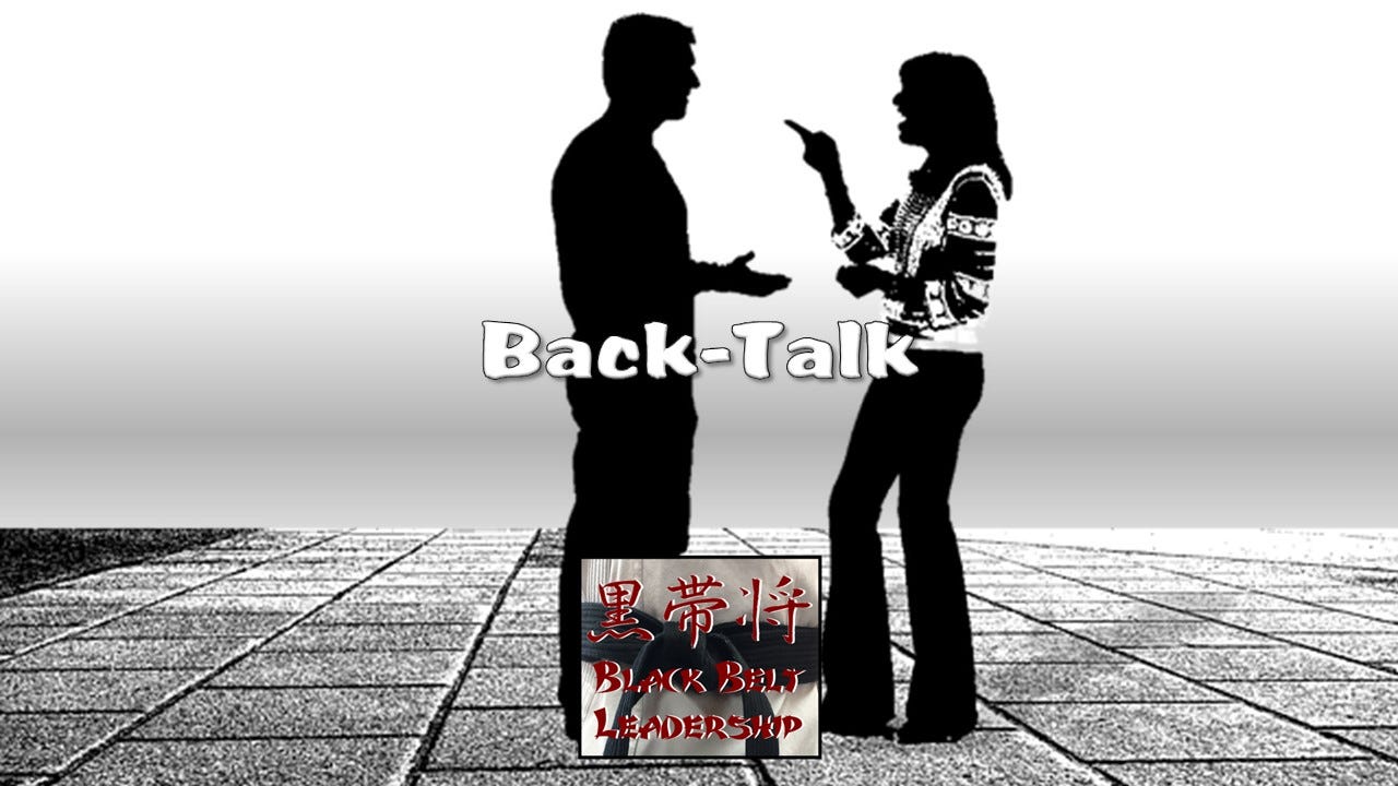 Back-Talk - by Dr. John L. Terry, III