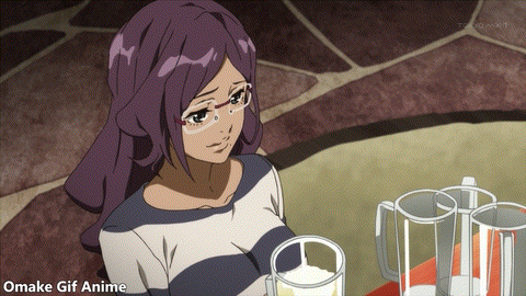 Omake Gif Anime - Macross Delta - Episode 6 - Reina Pokes Makina