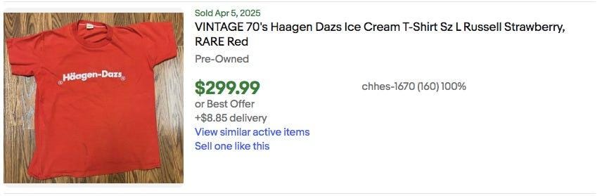 Japanese Brand Wasted Youth Haagen Daz Tee | Grailed