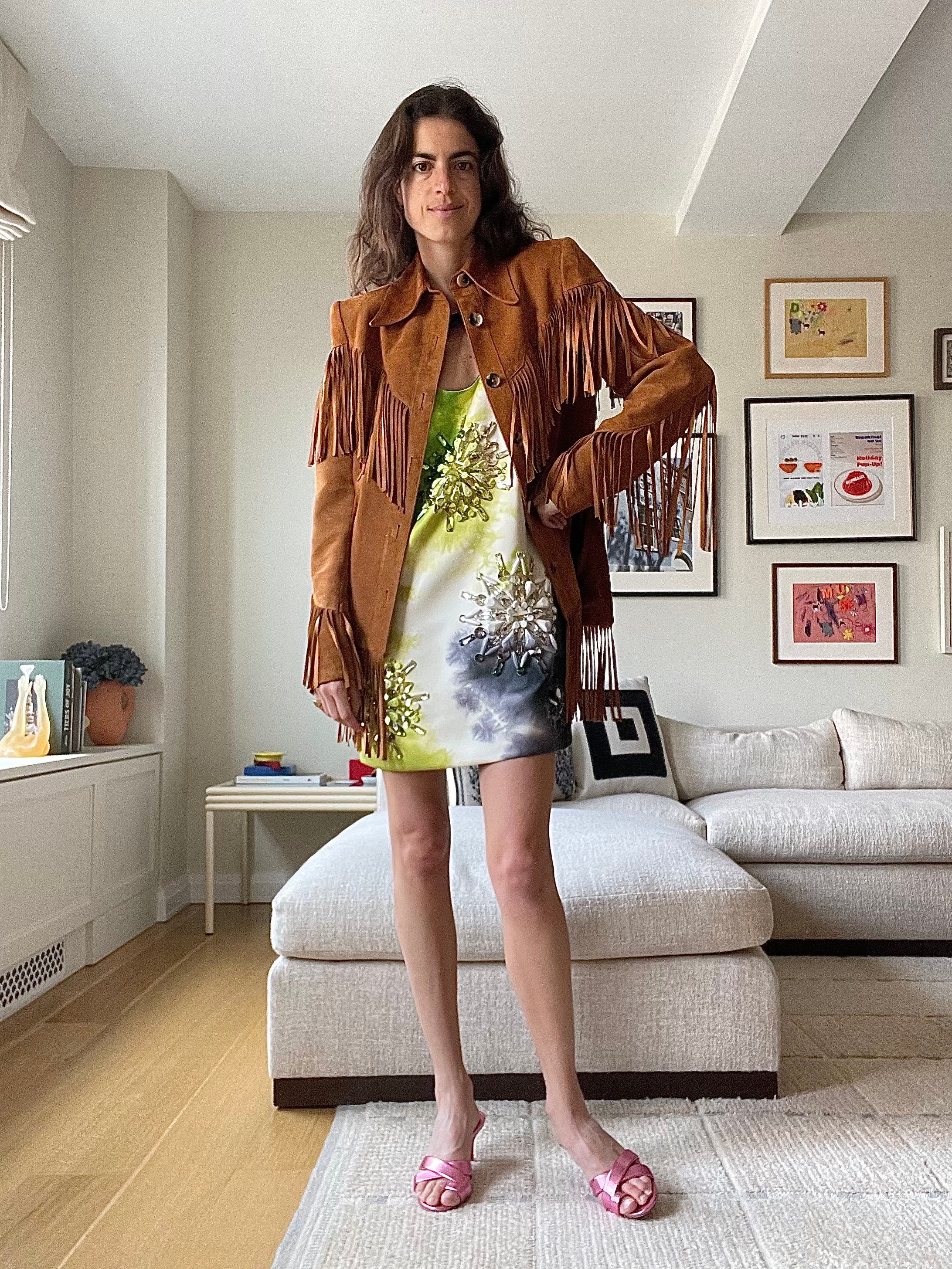 Nili lotan clearance suede fringe jacket