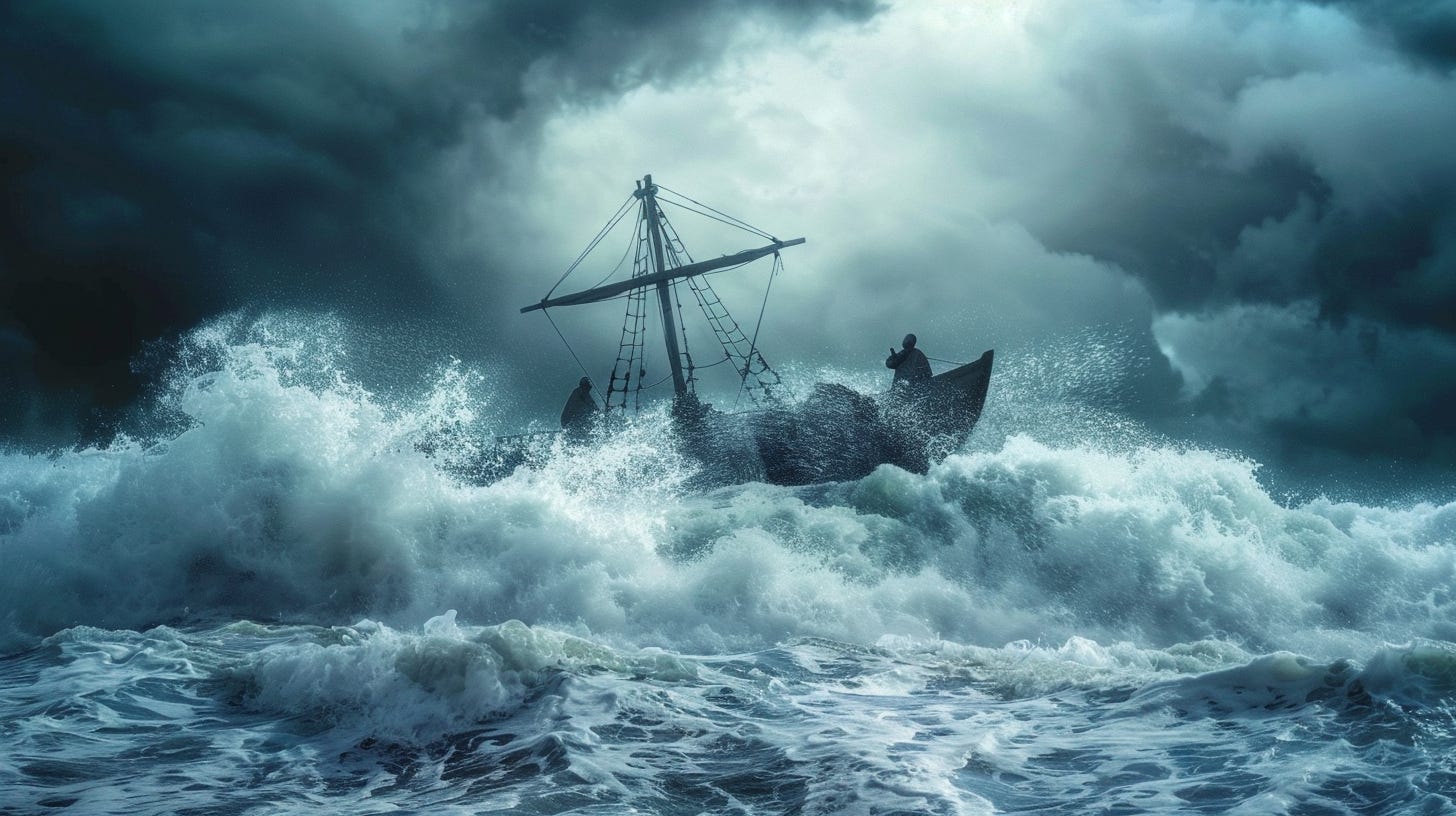 Fishermen Witness Miraculous Calm After Furious Storm - Jesus Again?