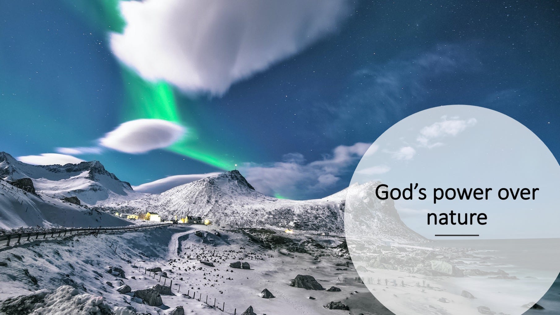 God’s power over nature - Krakus’s Biblical Reflections