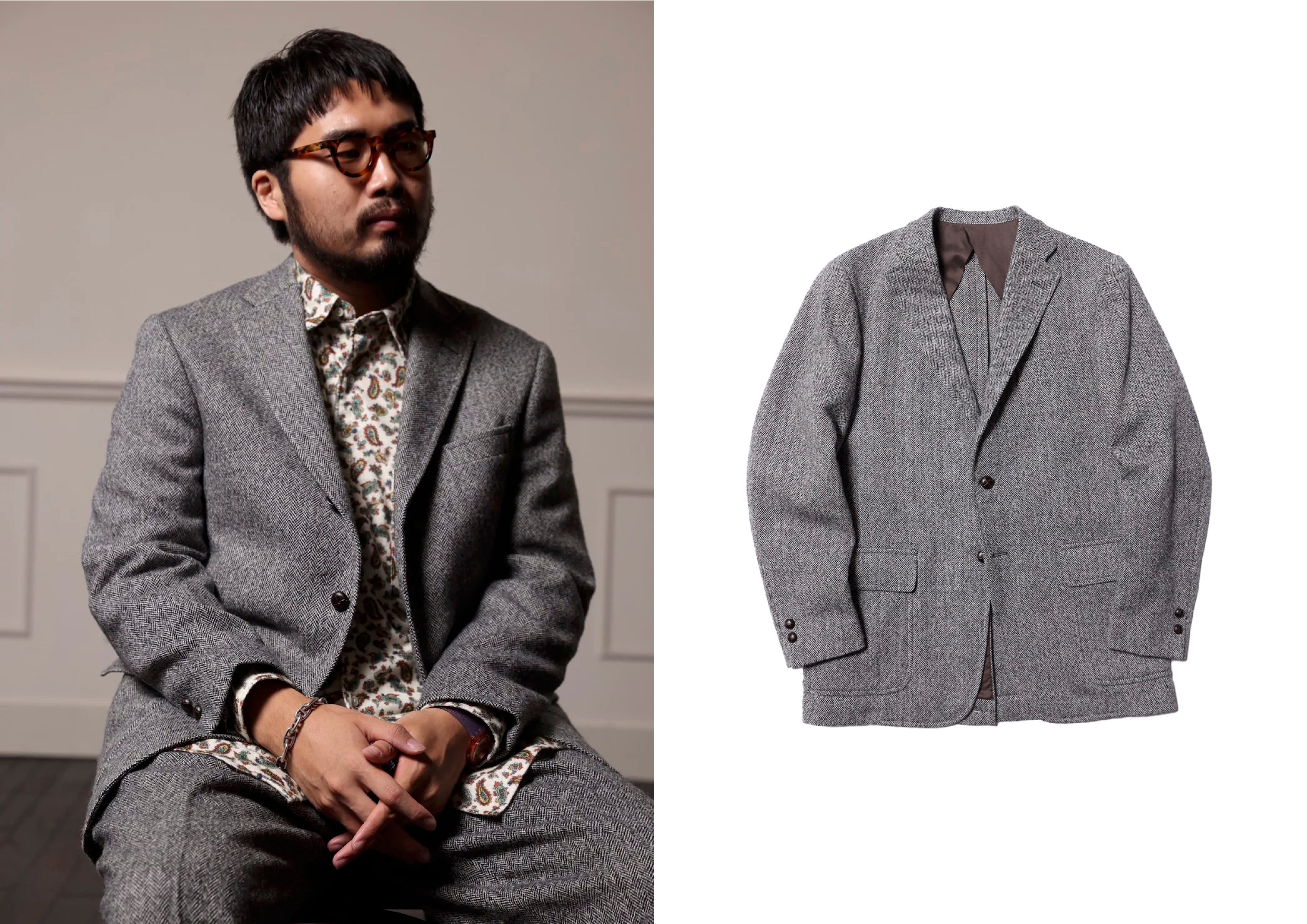 J press discount tweed jacket