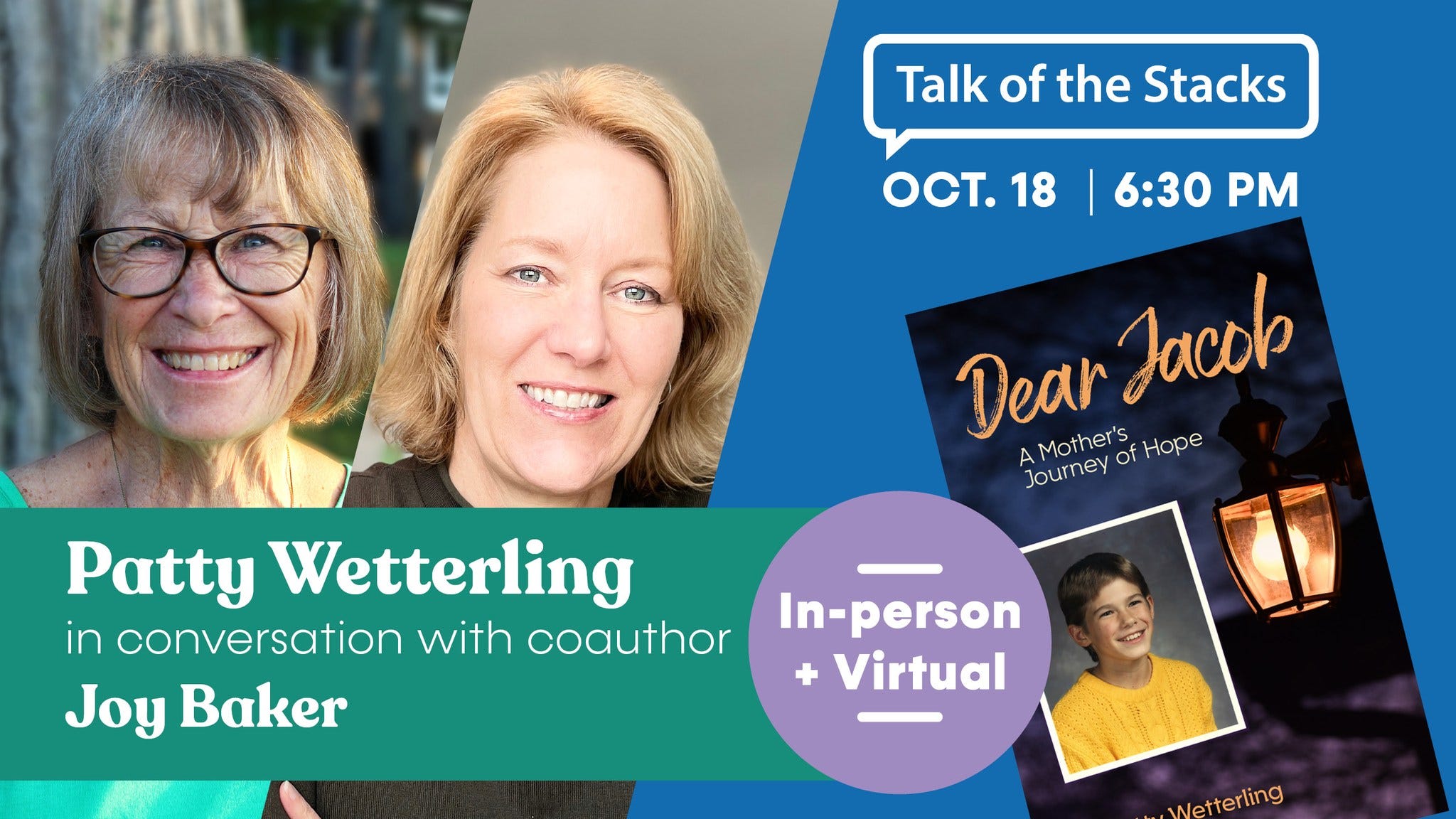 Big news to share! by Patty Wetterling and Joy Baker