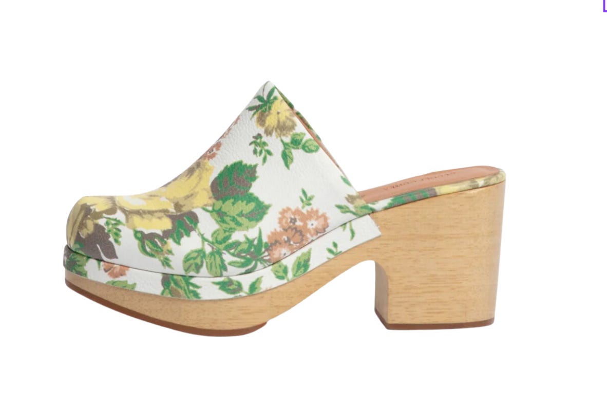 Rachel comey green clogs top