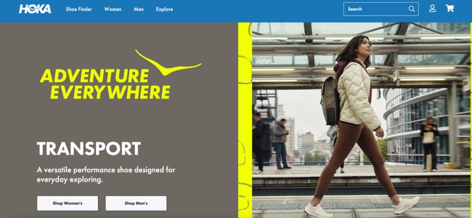 Hoka clearance one website