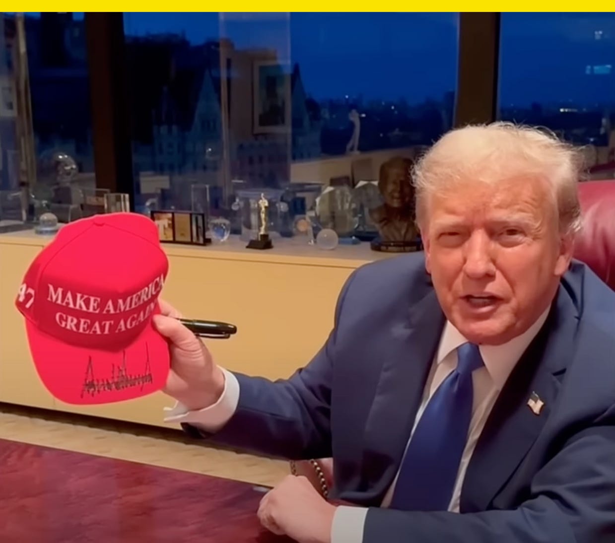 Trump signing hats hot sale