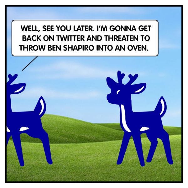 The 'AltRight' Twitter Purge Explained With Cartoon Deer